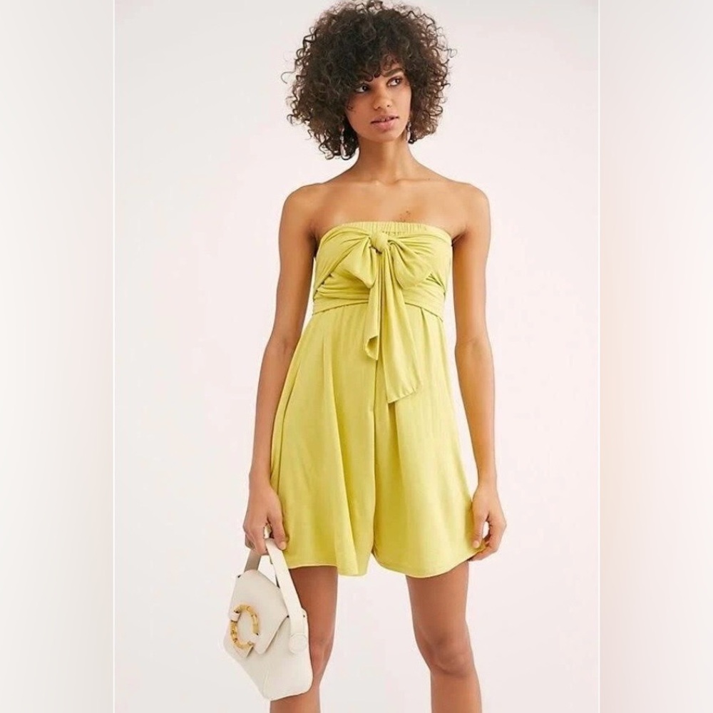 FP Free People Beach Long Tie Front Pants and Jumpsuit